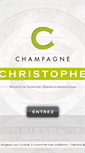 Mobile Screenshot of champagne-christophe.com